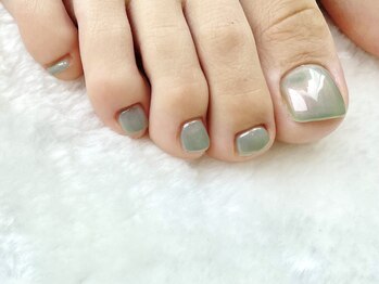 アメリアンドカシェット(Amelie&Cachette)/ワンカラーフットネイル:maika