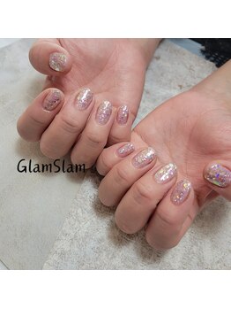 グラムスラム 福島店(GLAMSLAM)/ピンクホロmixラメ♪