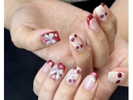 ラブリーチェリーデザインネイル