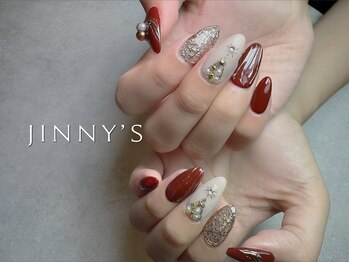 ジニーズ(JINNY'S)/【ハンド】季節限定♪冬ネイル