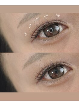 リュミエール(lash&brow lumiere)/マツエク　フラットラッシュ