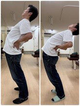 エミタス整骨院/１度の施術での変化です