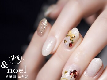 ノエル(Noel)/クリスマスリースネイル