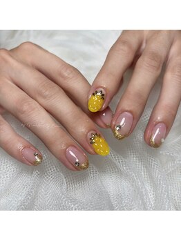 ベル(Belle)/パイナップルネイル