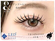 バニーラッシュ 津田沼店(Bunny Lash)/【アンドヘルシー+下まつげ】