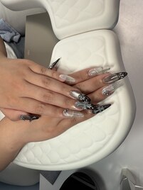 強めギャルネイル☆