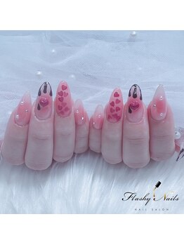フラッシーネイルズ(Flashy Nails)/fuko担当長さ出しアートコース♪
