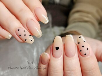 ハートドットネイル