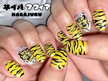 ネイルマフィア 原宿(NAIL MAFIA)/推しロゴネイル♪