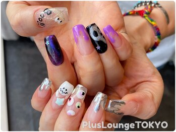 プルースラウンジ トウキョウ(Plus Lounge TOKYO)/とろりんぷっくりオバケネイル★