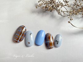 チェックネイル　マグネット