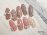 人気No.1！オフィスにも☆Hand:夏ネイル×パールモチーフ☆￥7900/￥8900