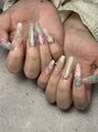 パザパネイル(pas a pas nail)&nbsp;ワンホンネイルや韓国ネイルはパーツも多く可愛いです♪