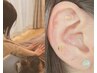 【肩こり・眼精疲労に◎】もみほぐし30分×耳つぼジュエリー　¥4340