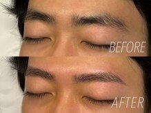 メノール(MENOR)の雰囲気（顔に馴染みやすい《フェザーデザイン》が今っぽい！！）