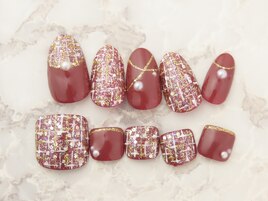 2025クリスマスネイル