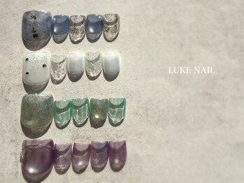 ルークネイル 恵比寿店(LUKE NAIL)の写真/あなたの日常を彩るデザインとカラーを◎いつでも自信の持てる美しく華やかな足元へ♪巻き爪、角質ケアも!