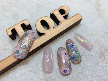 清楚系　お花アート