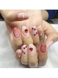 チェリー × ピンク ♪