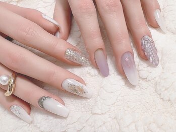 ジルネイル 津田沼店(Zir nail)の写真/Happyを引き寄せる…☆Zir nailが発信するデザイン!!【◆Campaign design◆¥7700】見るたび気分が上がる♪