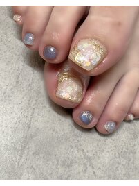 きらきらフットネイル☆