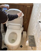 エステアンドトレーニング ビビ(ViVi)/トイレ内の消毒