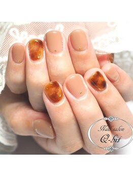 ネイルサロン キュービット(Q-bit)/べっ甲ネイル