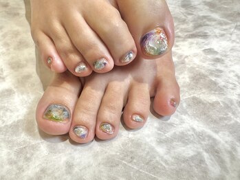 チコネイルサロン バイ オーロル(CHIKO NAIL SALON by AURORE)/フットネイルdesignコース