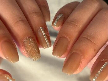 フィロンネイル 武蔵小杉店(filonnail)/ワンカラー＋パーツ