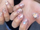 派手ネイルアート