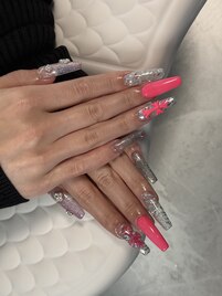 王道ギャルピンクネイル☆
