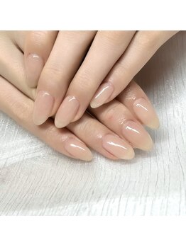 ニーネイル 阿波座(nii_nail)の写真/肌馴染みカラーで魅せる◇大人女性向け上品シンプルネイル/フィルイン対応◎￥5,000