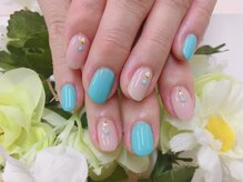 プルミエ ネイル(Premier Nail)/ターコイズカラーネイル