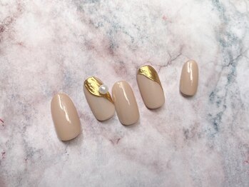 ミーム(meme)/上品！ミラー&パールネイル