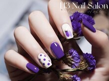 エイチスリー(H3)/紫色のドットと塗りかけ