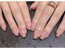 アルーシェ 平井(Alushe)/大人のラメ細フレンチ¥5,500