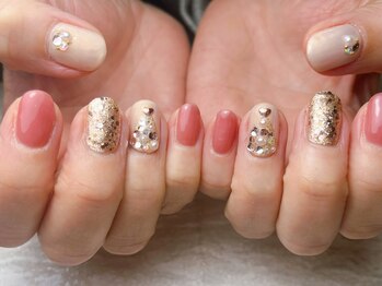 クリスマスツリーネイル