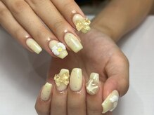 ジェミーネイル シンジュク(Jemiy nail shinjuku)/【Miku】キラキラリボン¥9500