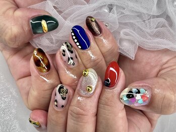 リゲルグロウ 六本木(RIGEL Glow)/個性派ネイル