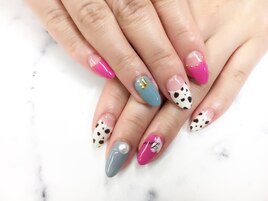 ダルメシアンネイル