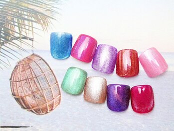 池袋ネイルサロン イイネイル(Ee-Nail)/フットうる艶マグネット全￥8980