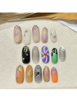 オル('olu)/2024ハロウィンネイル