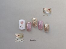 シンプリー ネイルアンドアイラッシュ 祖師谷大蔵店(Simpliee Nail&Eyelash)/【1月】マンスリーデザイン