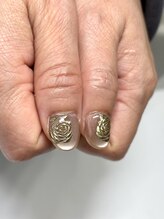 スターチス(STARTICE)/薔薇ネイル