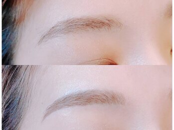 トータルビューティーサロン ディーグレース(TotalBeautySalon D.Grace)の写真/大人気★【アイブロウWax脱毛】ワックス脱毛美眉スタイリング+メイク仕上げ¥6600♪男性のお客様大歓迎!!