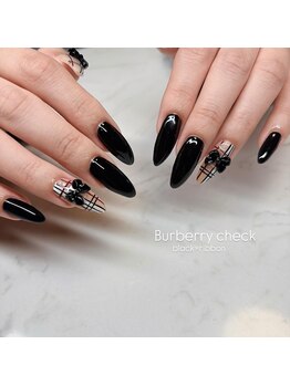 エンズネイル(O’s nail)/チェックネイル