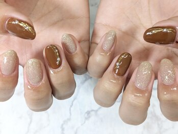 ブラウン×ミラーアート