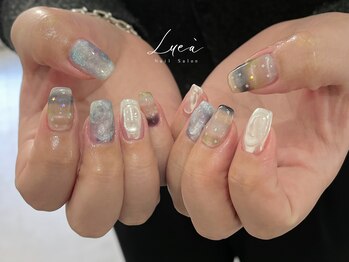 リュア(Luea)/フリーアート:ニットネイル