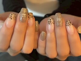 アニマル柄×リボン