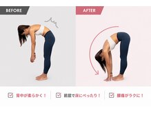 パーソナルビューティージム 新橋 銀座店/前屈｜Before After